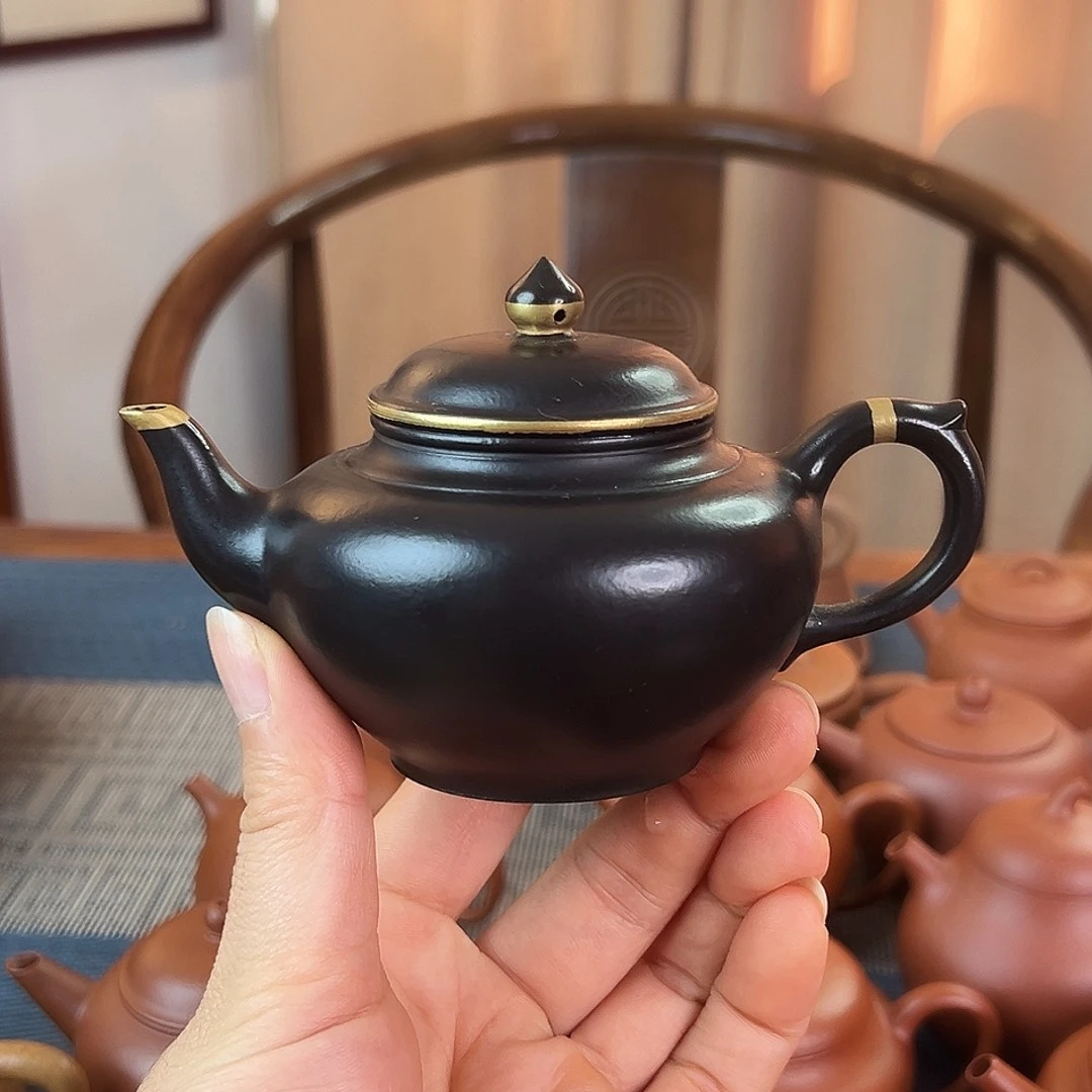 紫砂茶壶精品原矿 笑樱 捂灰还原烧 165cc