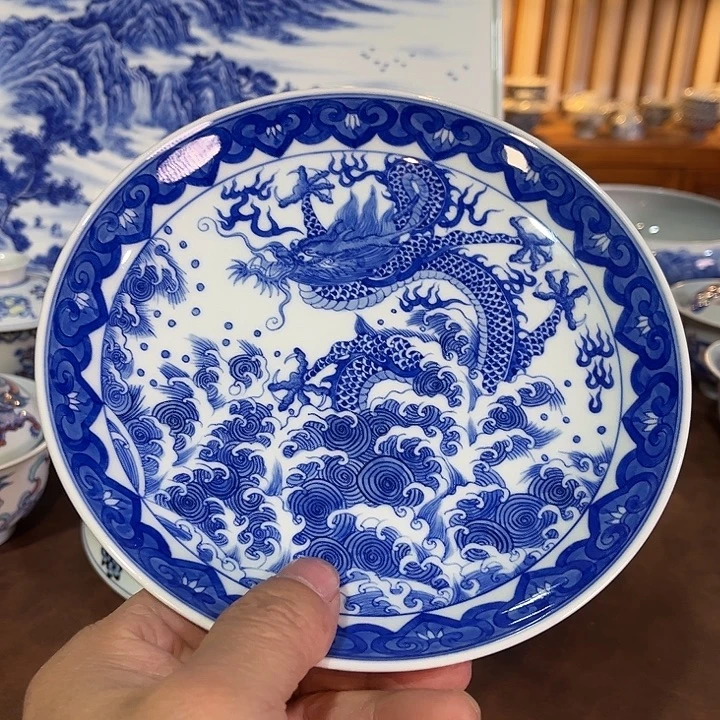 錡镇堂手工手绘壶承