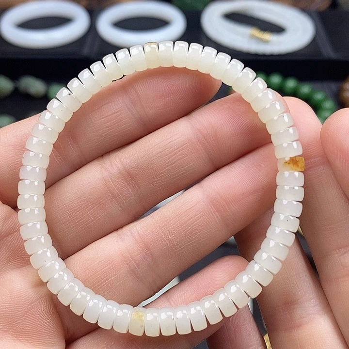 和田玉手串未镶嵌