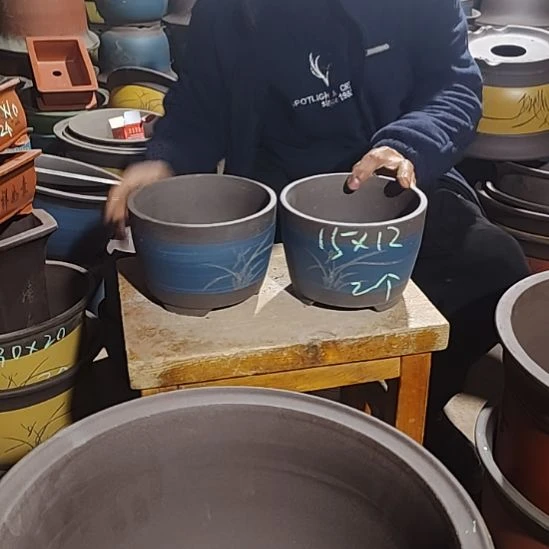 宜兴紫砂花盆清仓处理