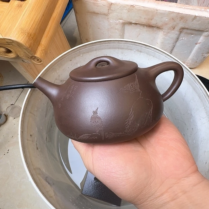 紫砂茶壶老*头宜兴原矿手工紫砂壶