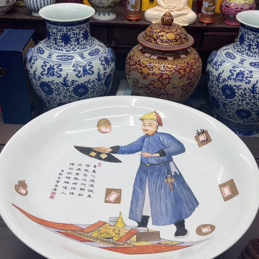 精美陶瓷摆件立件