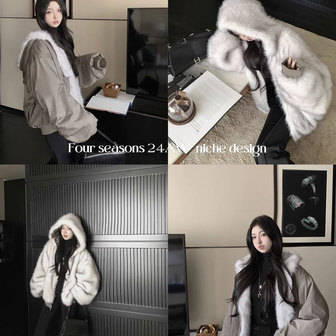 “暖炉派克”25新品巴恩风环保草显瘦外套