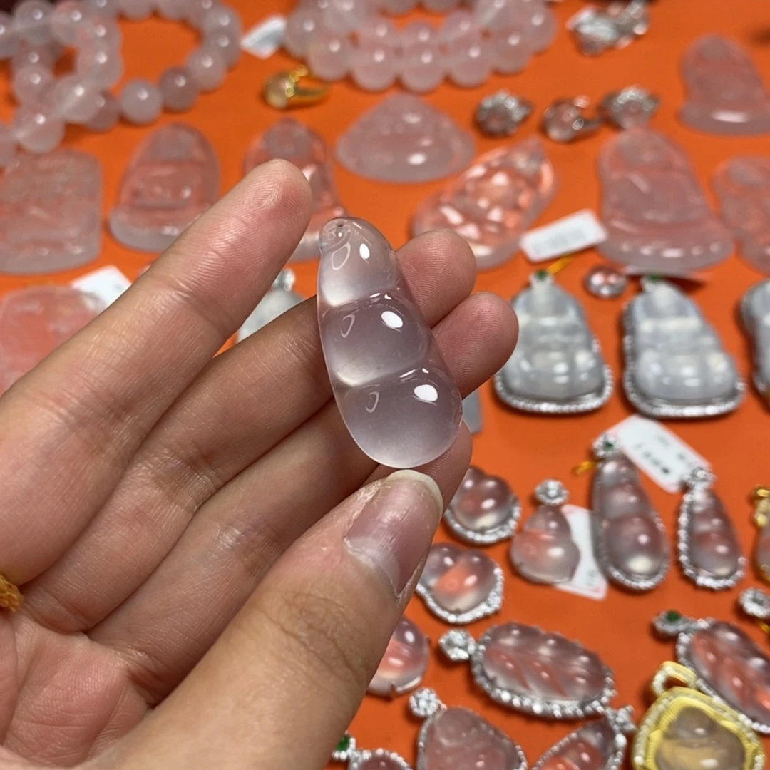 石英质玉豆子未镶嵌