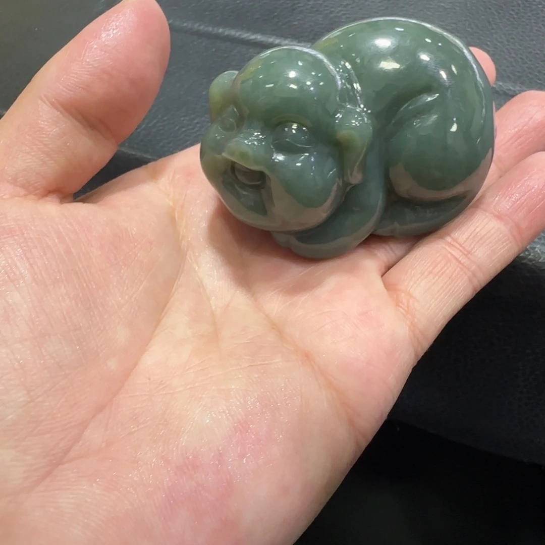 和田玉未镶嵌摆件