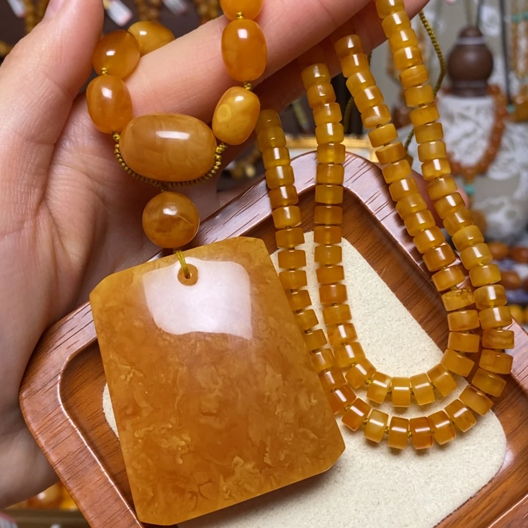 【闪购商品】蜜蜡颈饰未镶嵌✨***户项链定制