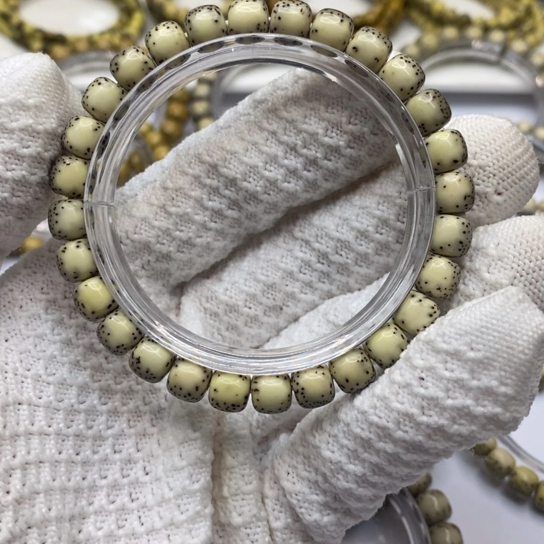 手串星月菩提绿背河豚