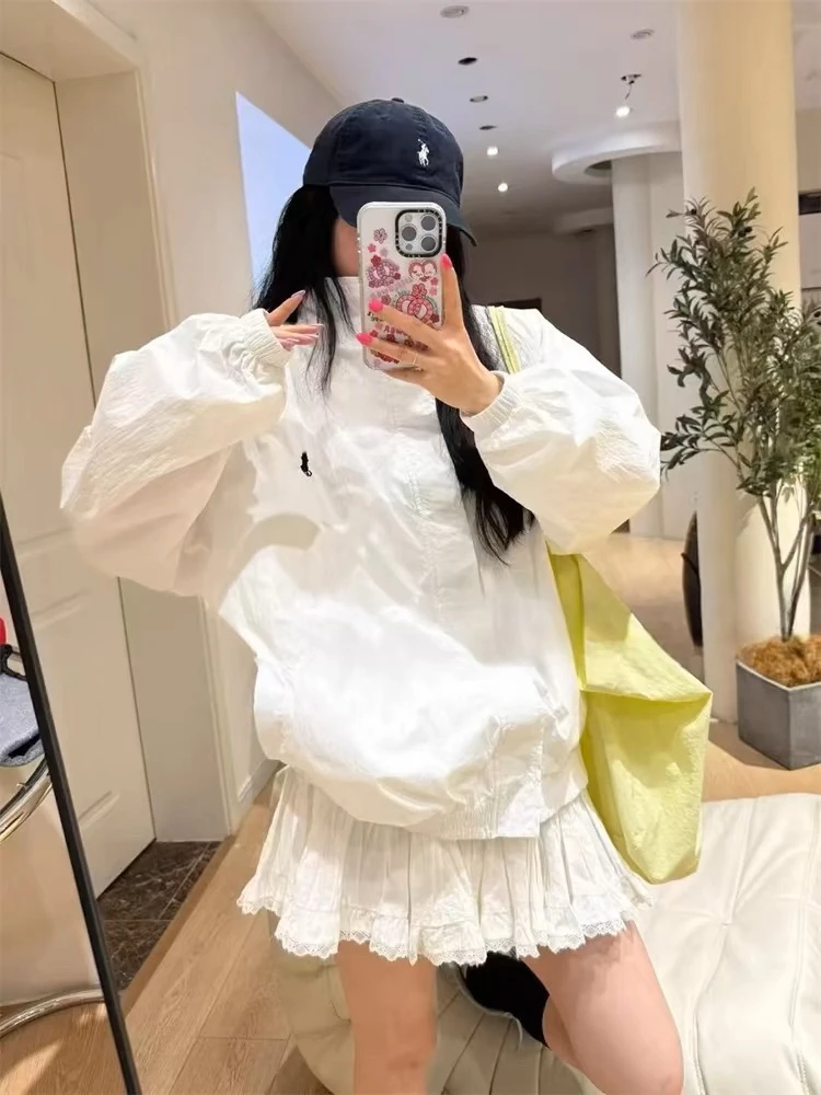 2025夏季新款韩版糖果色宽松百搭薄款外套女防晒上衣小众女装