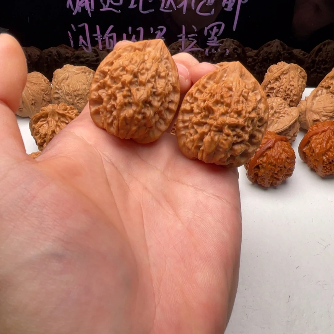 核桃把件37全品小官帽