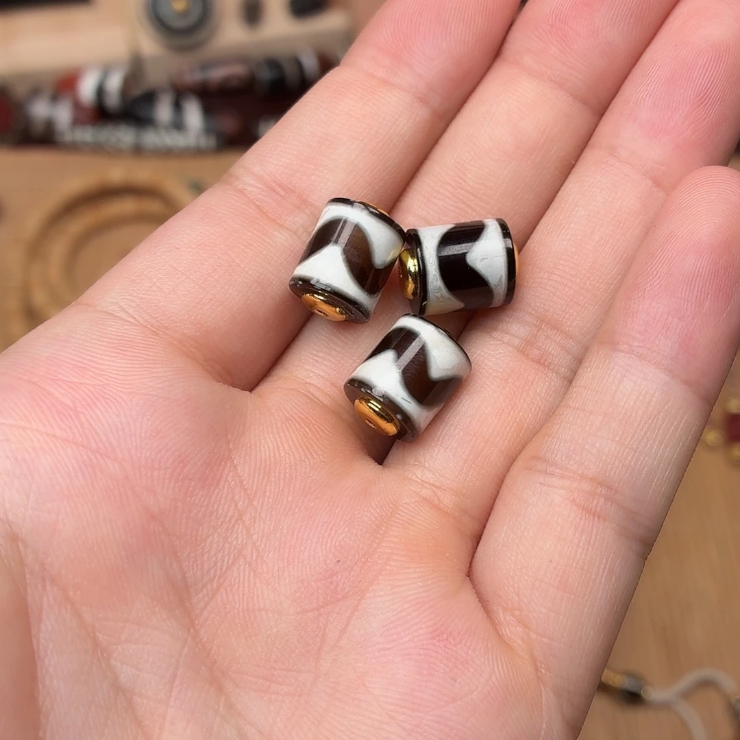 玛瑙/玉髓配饰未镶嵌虎牙12号配饰