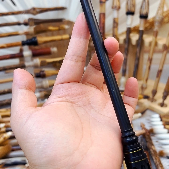 纯毛料作品毛笔紫狼