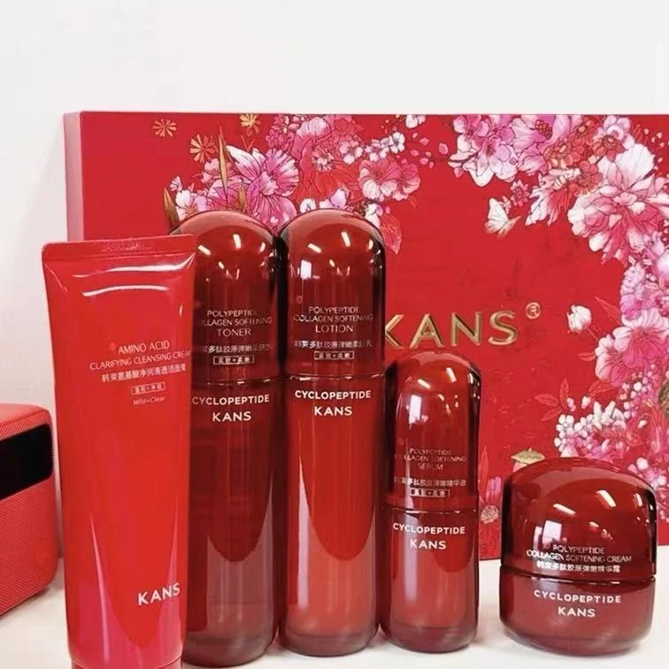 韩束红蛮腰套装紧致抗皱淡化细纹水润保湿多肽胶原改善干燥粗糙