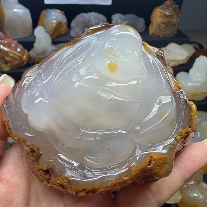 玛瑙/玉髓合金摆件