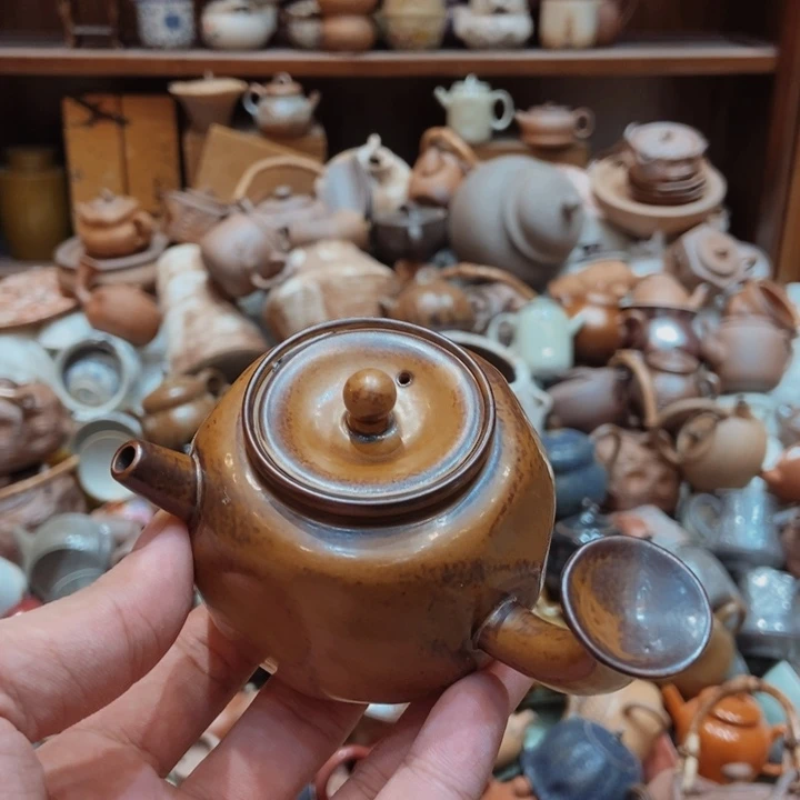 柴烧老岩泥高端茶器
