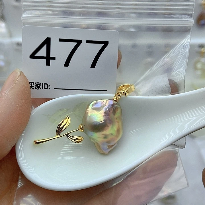 淡水珍珠颈饰银S925镶嵌