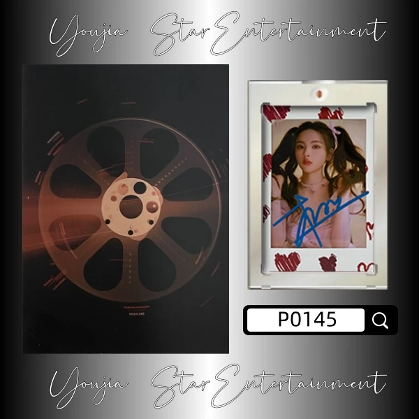 P0145【杨超越】正品拍立得照片 爱心边框