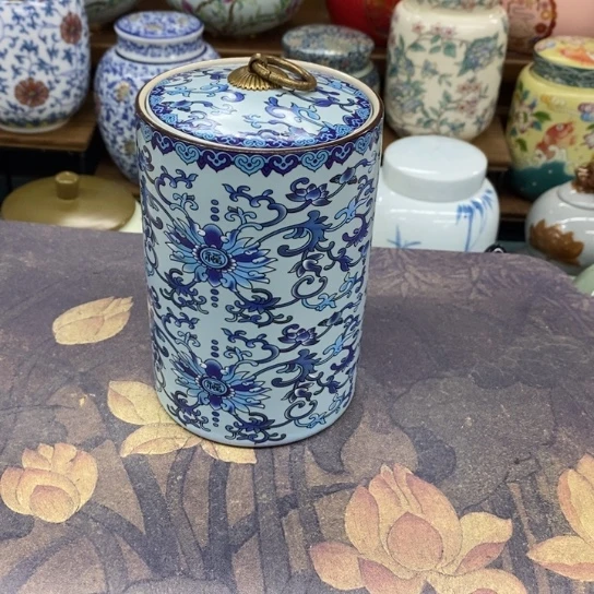 陶瓷茶叶罐家用储物罐