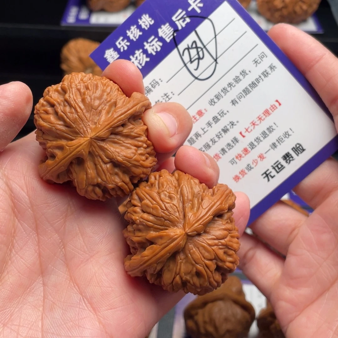 文玩核桃把件白狮子42