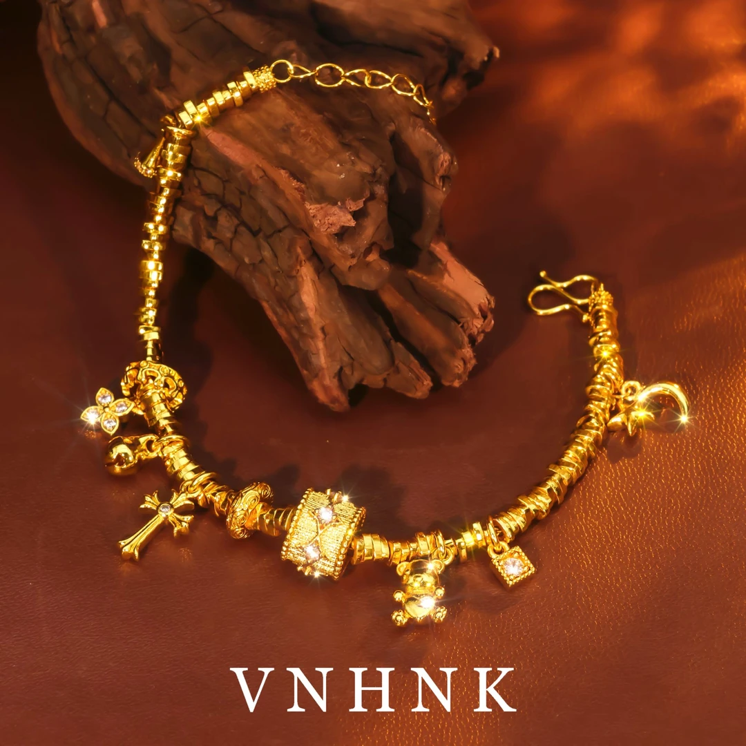 铜合金合成锆石手链 美可儿 C83 金色(20cm)时尚百搭气质手链