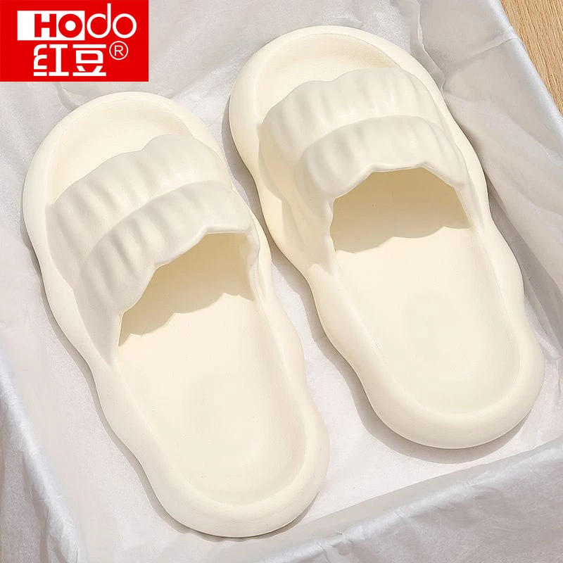 红豆云朵拖鞋女士夏季2025新款厚底室内家居浴室防滑eva凉拖鞋女