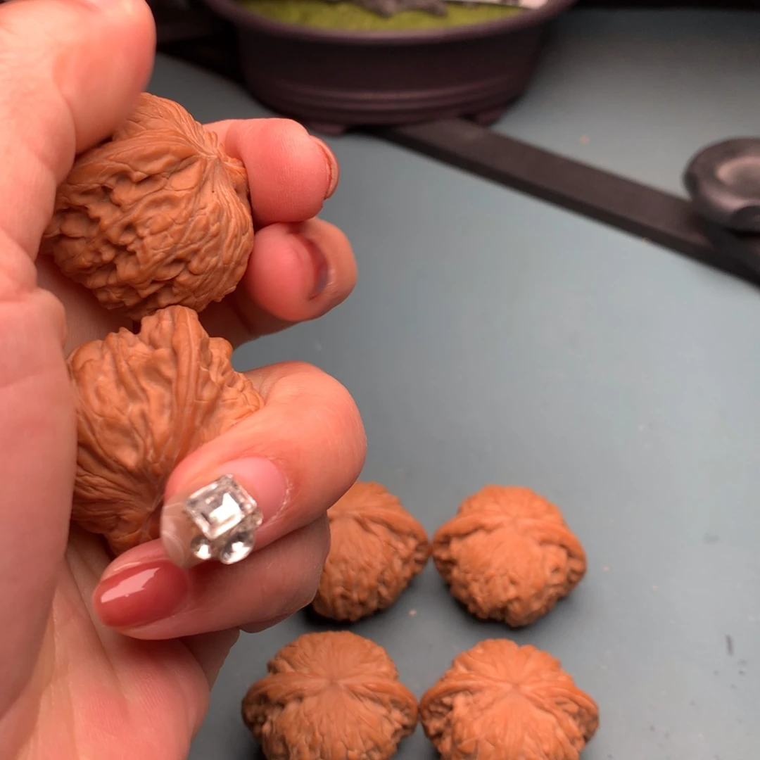 文玩核桃把件磨盘3839不是正磨