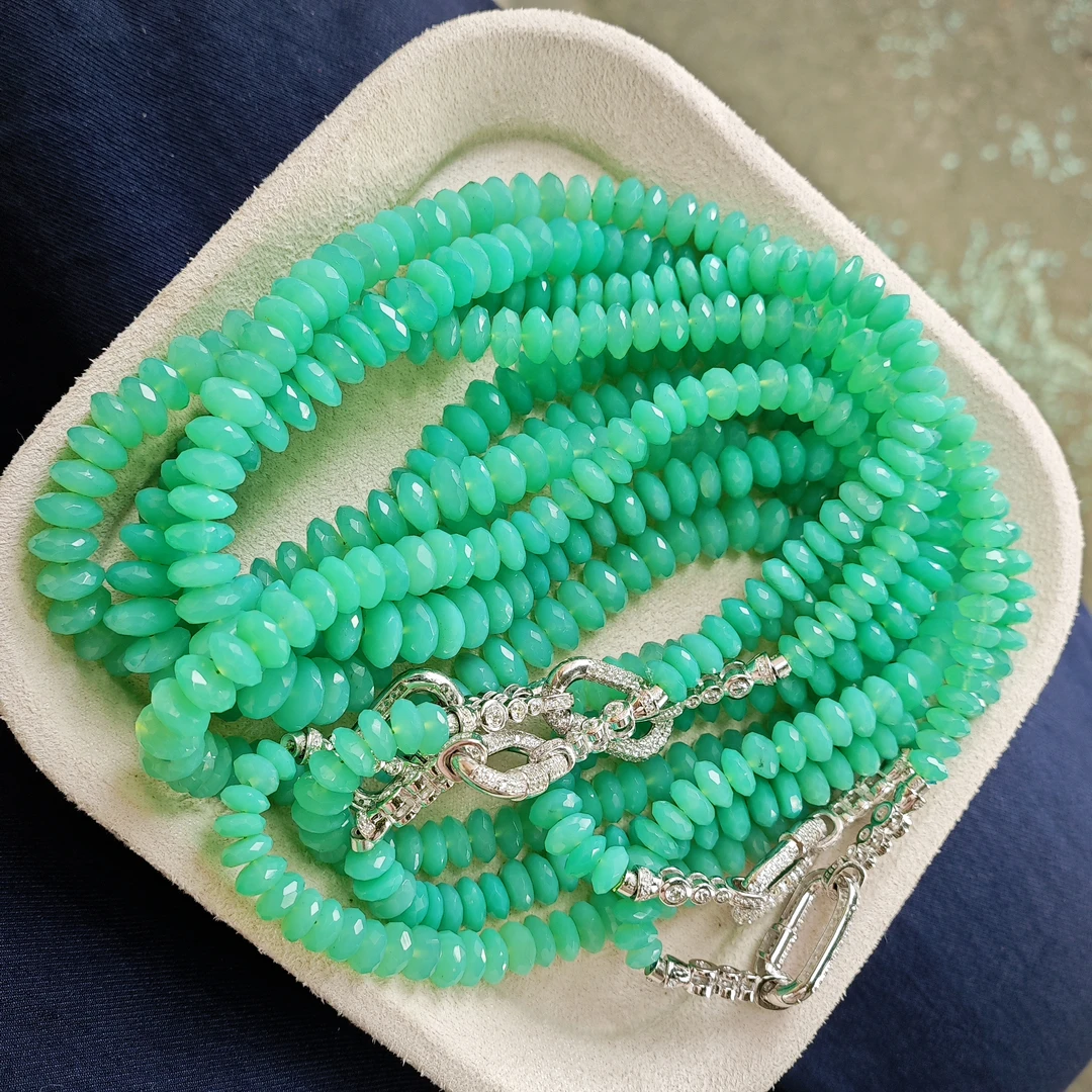 澳洲玉玉髓项链简约时尚大气优雅多样性发货1件