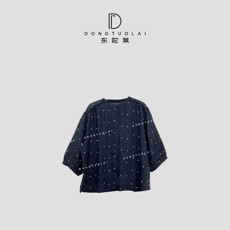 《点点之光》衬衫气质常规款休闲百搭休闲宽松时尚长袖夏季