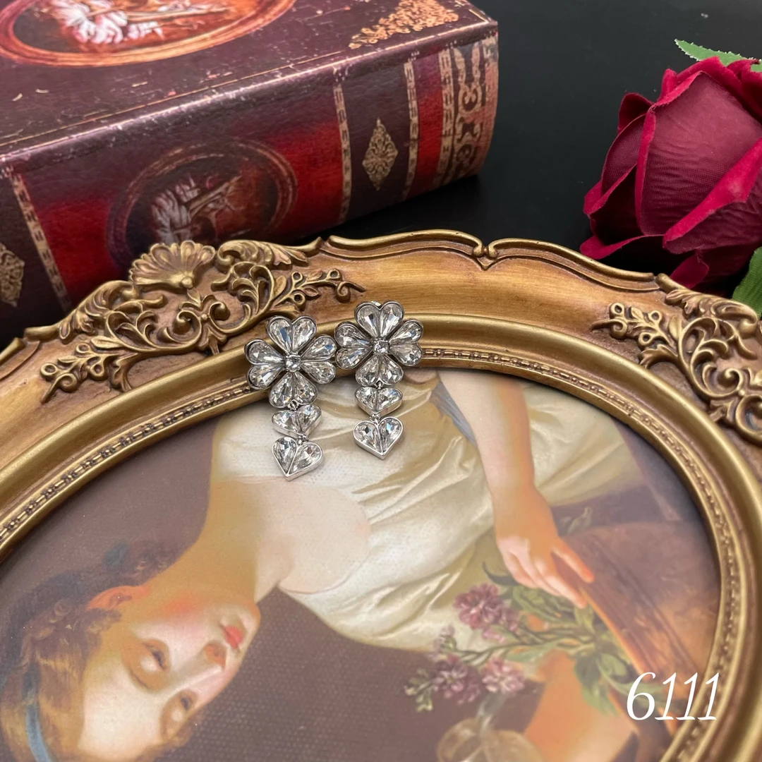 铜合金耳饰 设计师款耳饰~6111