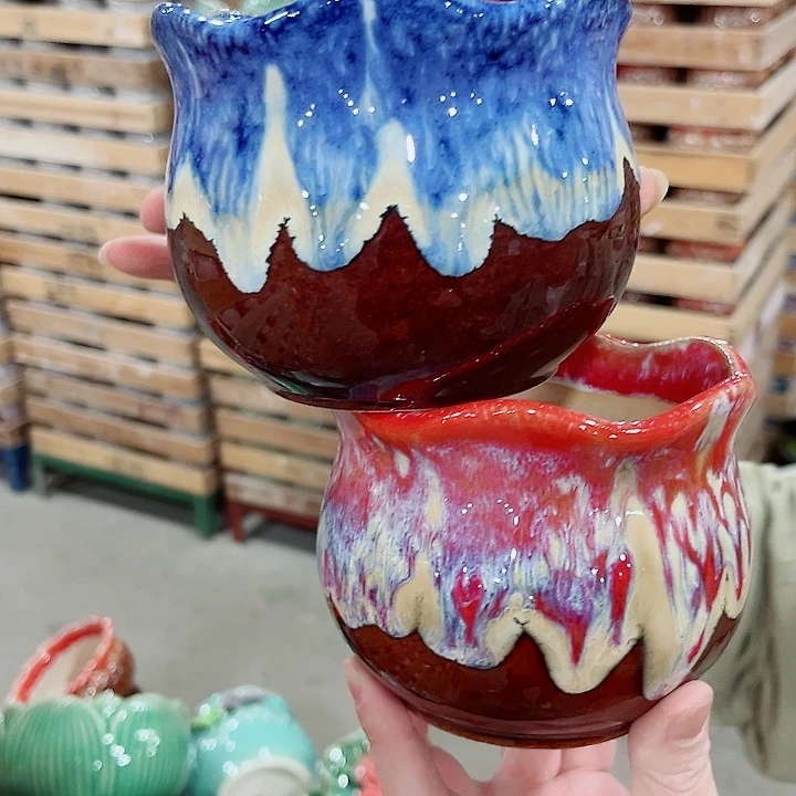 陶瓷陶瓷多肉植物花盆