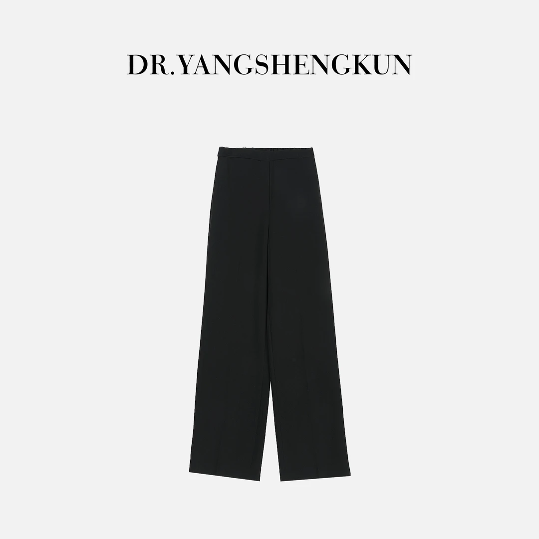 DR杨圣坤2025春夏进口面料通勤百搭直筒西裤休闲裤女DR2502-2625