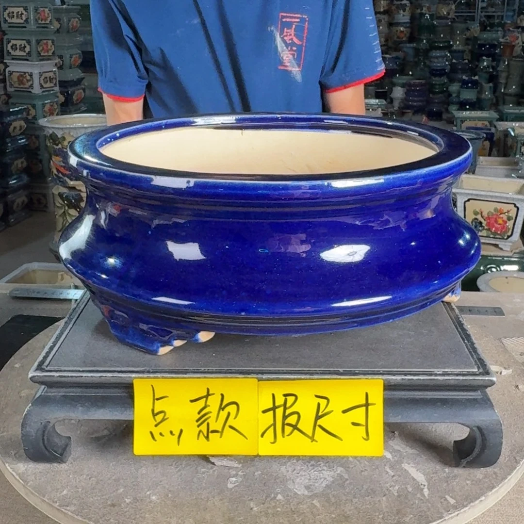 一风堂石湾花盆 内26*9