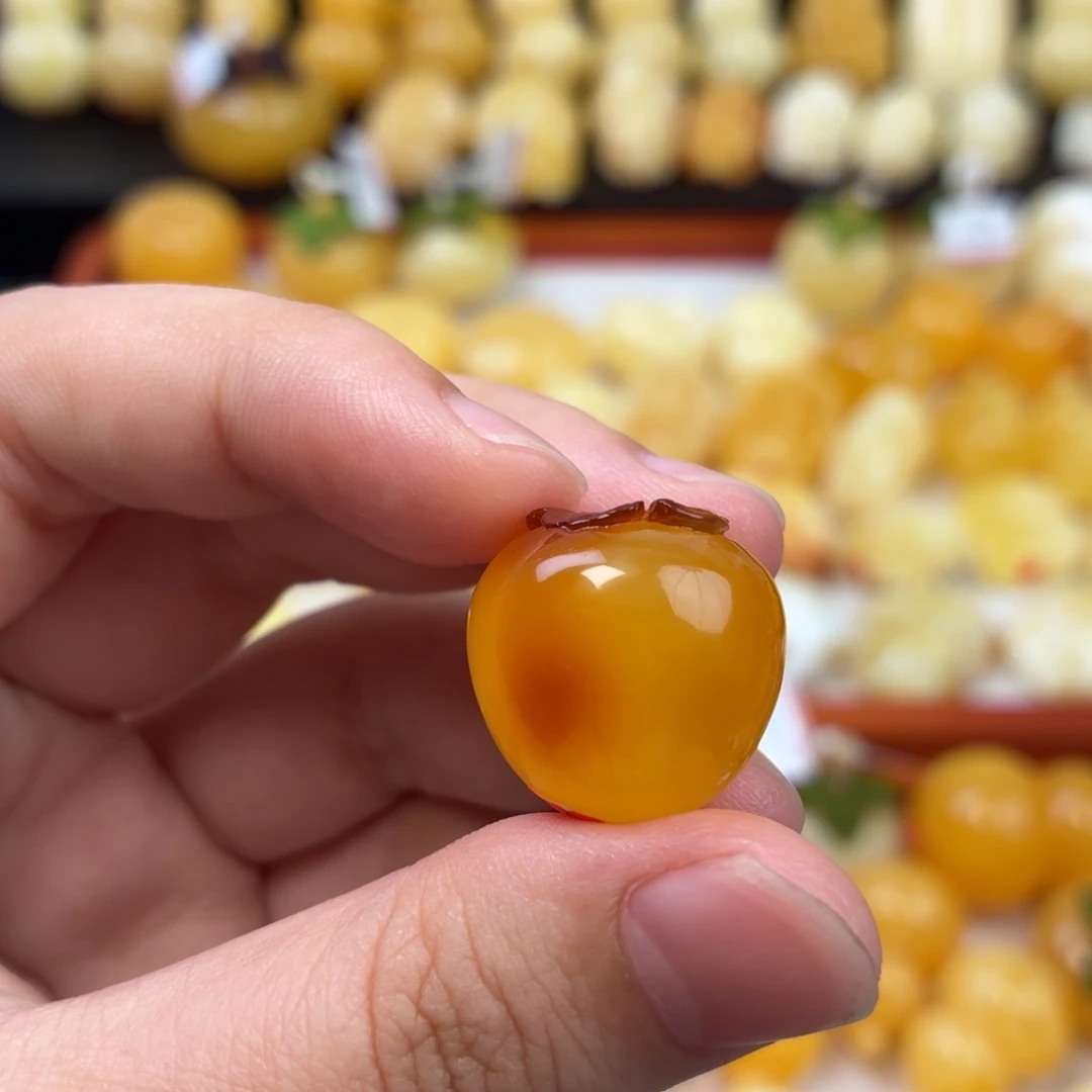 蜜蜡未镶嵌毛衣链蜜蜡