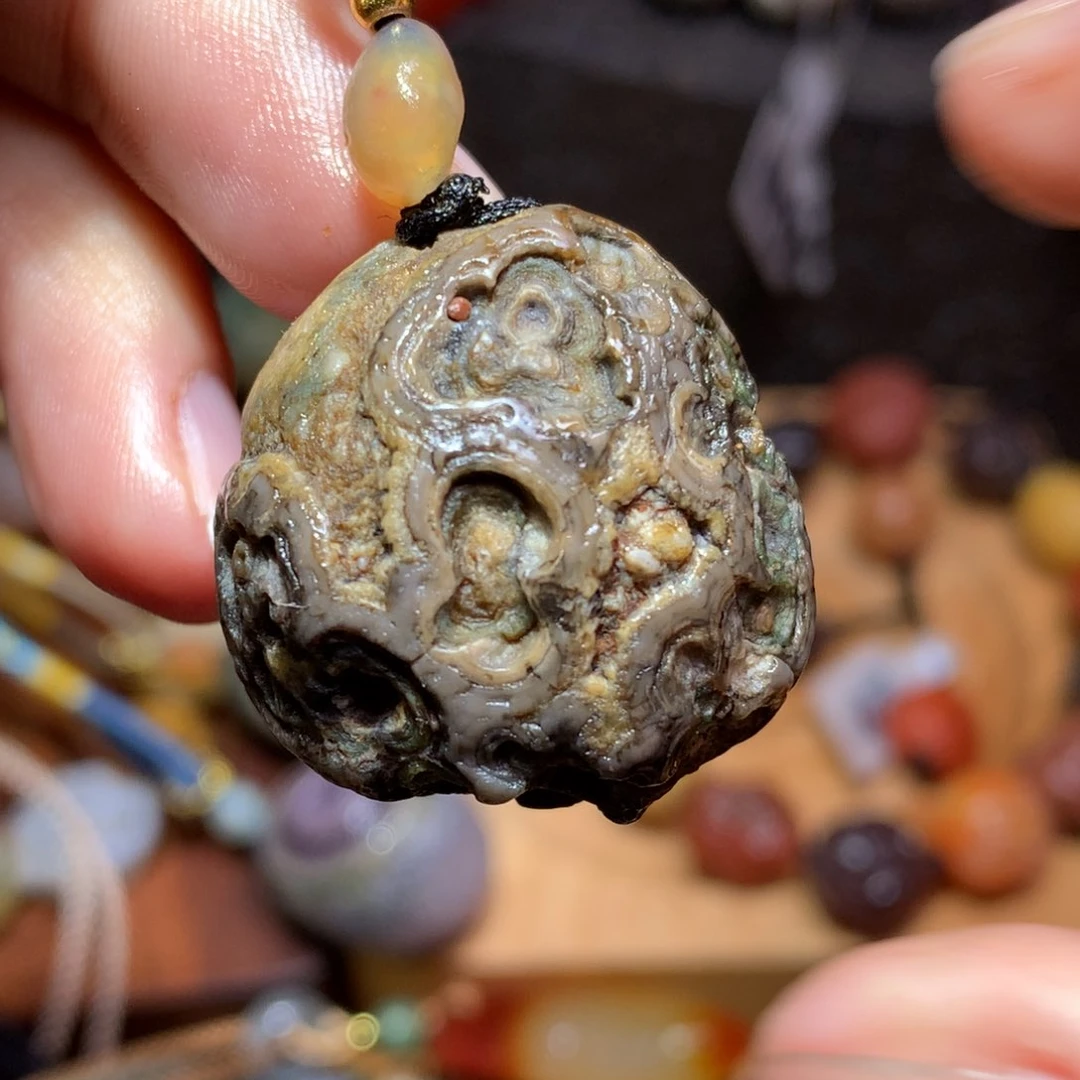 未镶嵌玛瑙/玉髓珠宝半成品