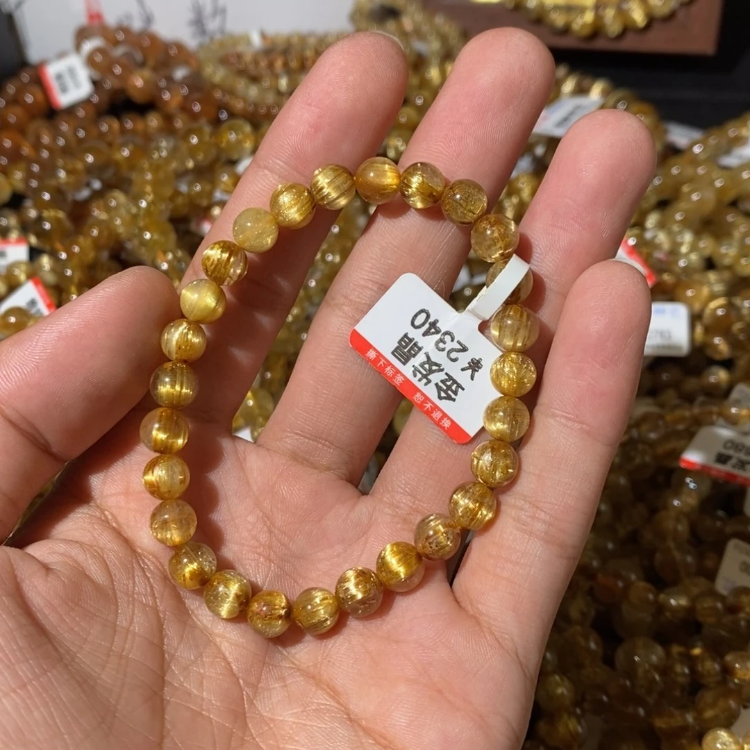 发晶手串未镶嵌7咪