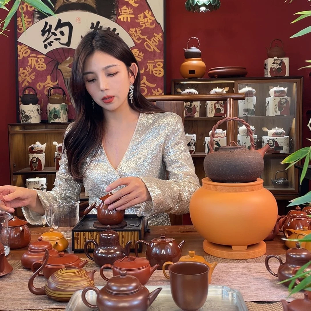 百****紫砂茶壶纯手工手拉壶