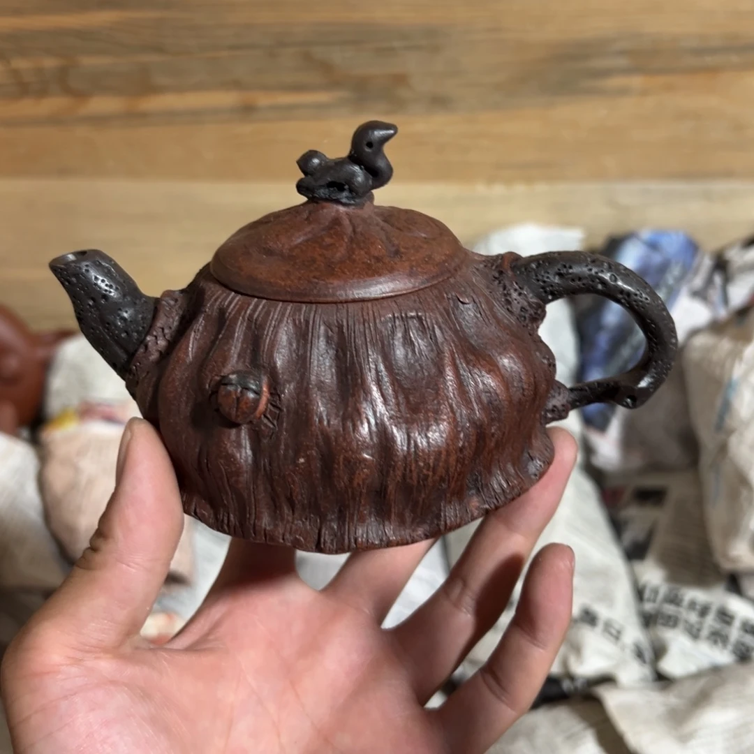 茶壶紫砂老厂紫砂壶一件！