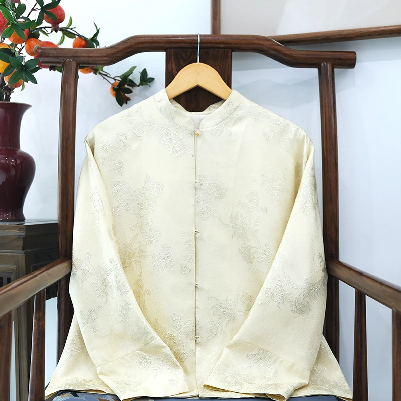 『浮玉』新中式桑蚕丝上衣L1012