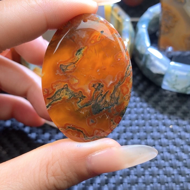 玛瑙/玉髓颈饰未镶嵌浮*