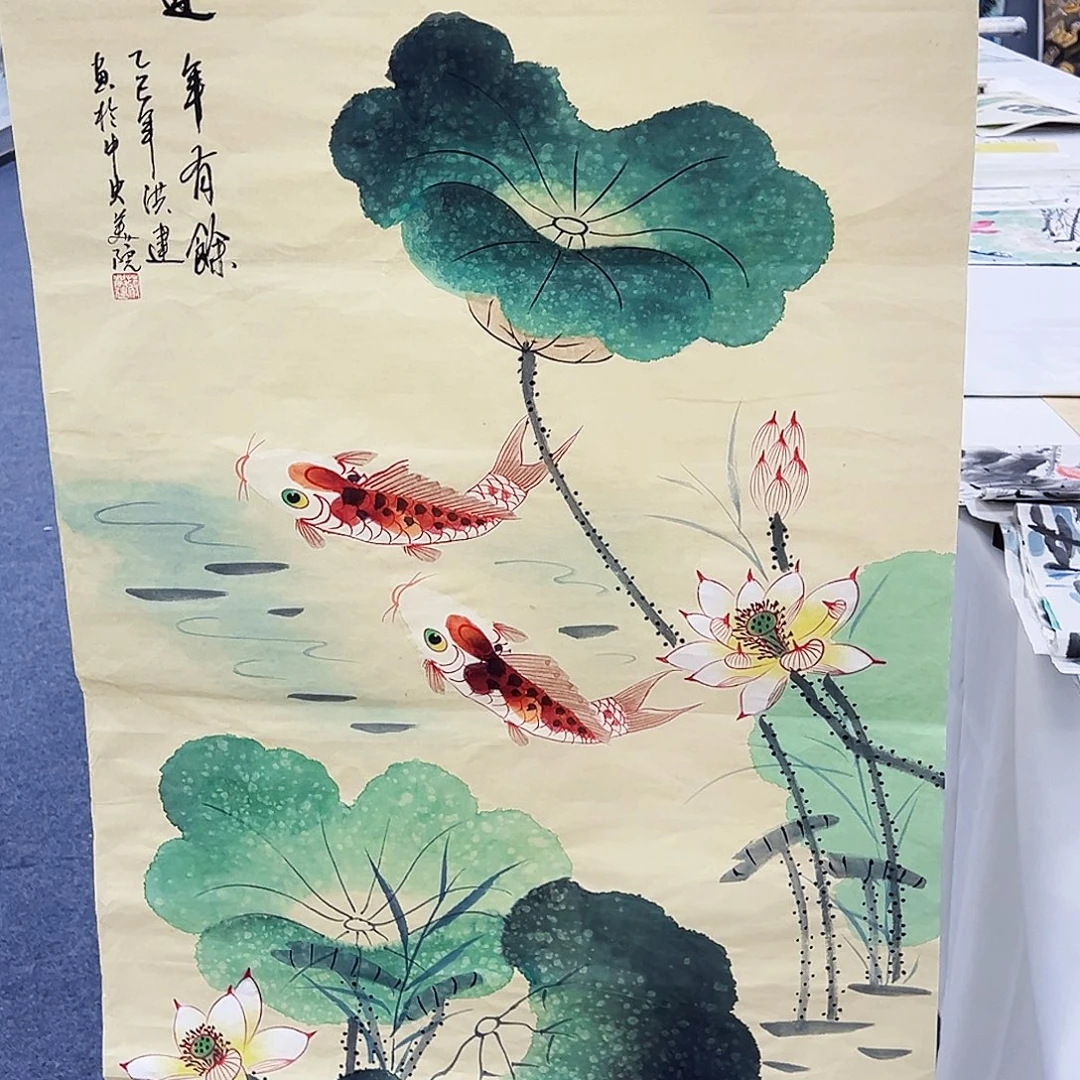 国画事事顺心如意万事如意