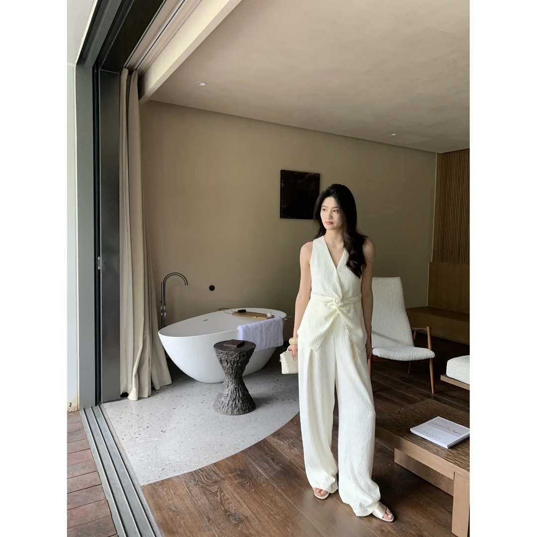 Ah·Jing 梓静 【静奢女主】时尚气质简约高级感套装 0560