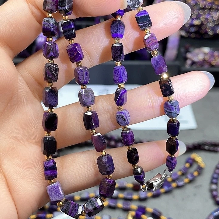 苏纪石（舒俱来）银S925镶嵌颈饰