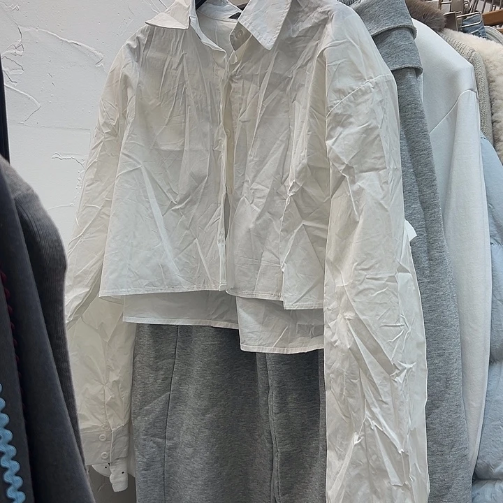 今天新款 白色衬衫