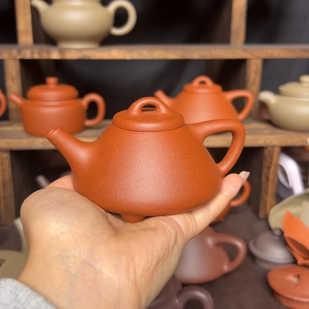 知***院茶壶紫砂孤品子冶石瓢150毫升
