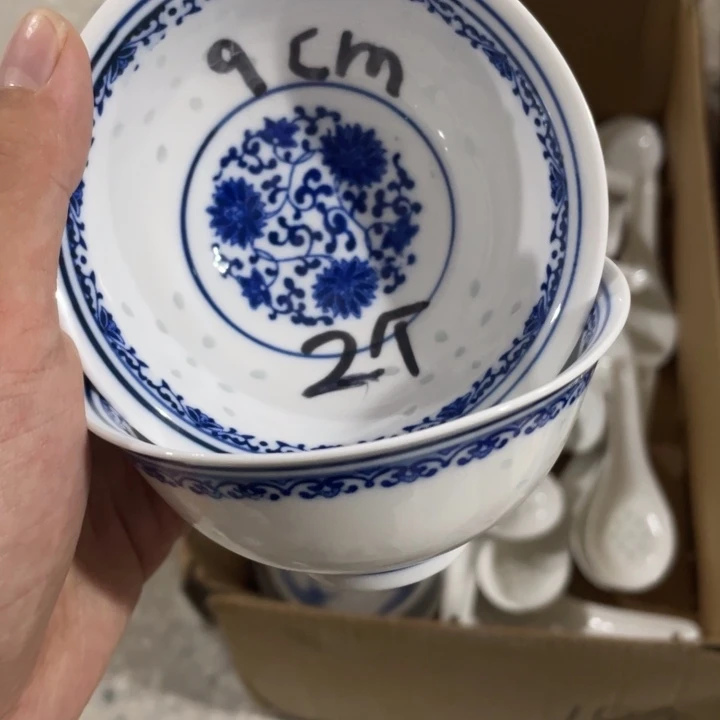 摆件景德镇高温细白瓷餐具