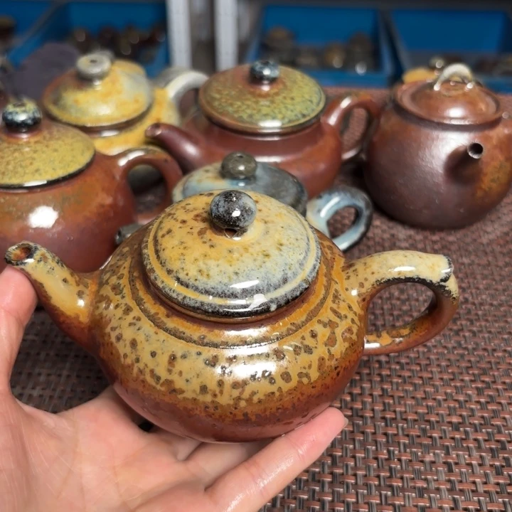 茶杯紫砂中笑撄壶250