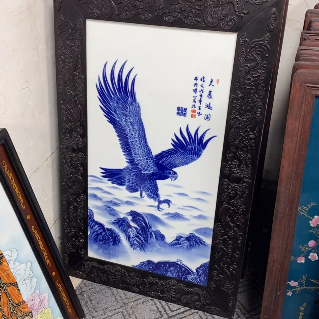 瓷1米*60*1景德镇瓷板画柴窑烧制