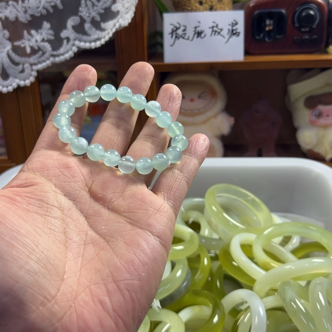 蛇纹石玉未镶嵌手镯21xiaci