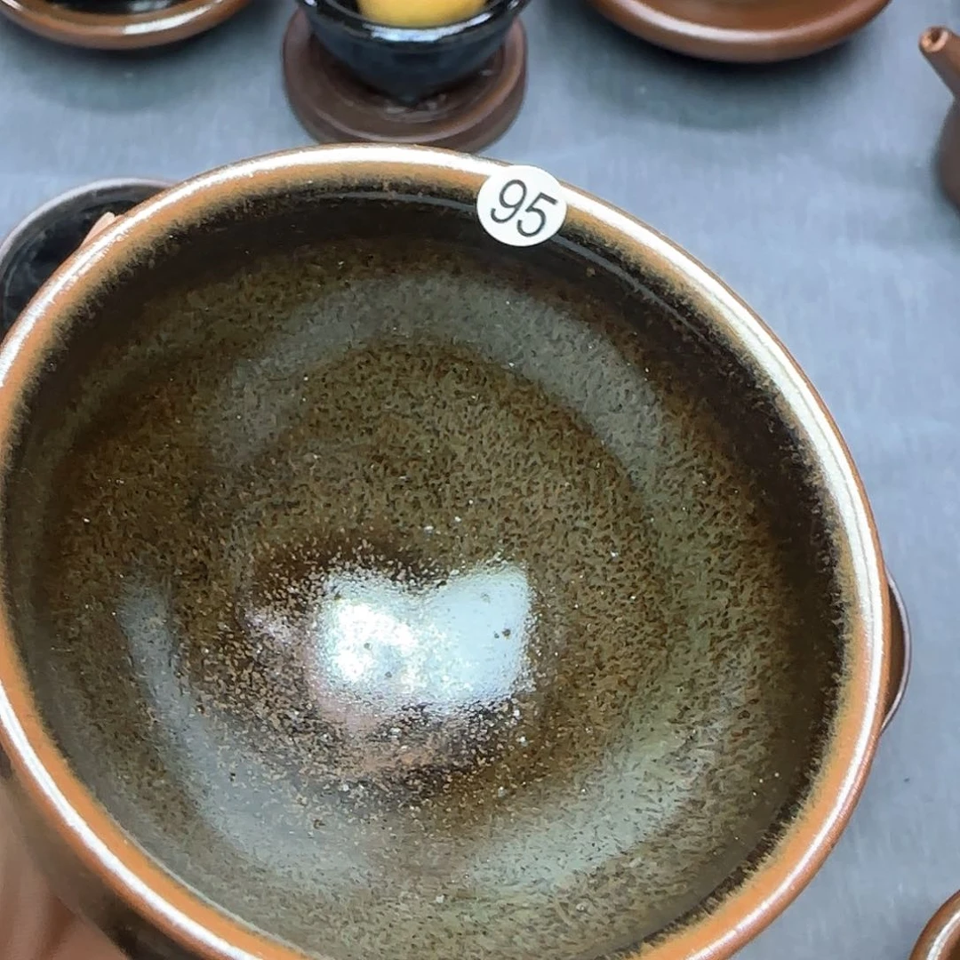 沙***洲茶盏印春堂柴烧建盏