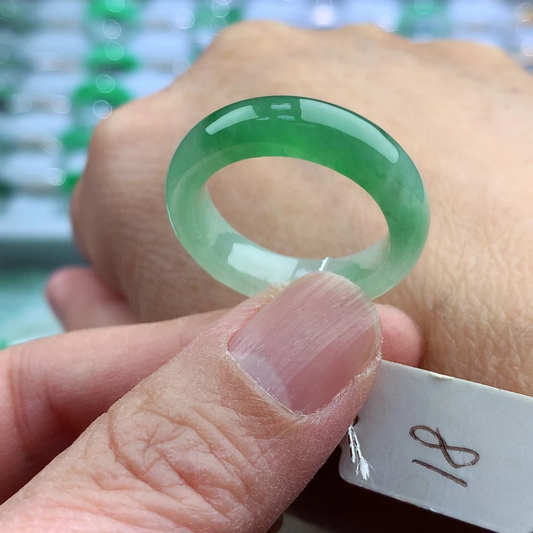 未镶嵌戒指翡翠18号