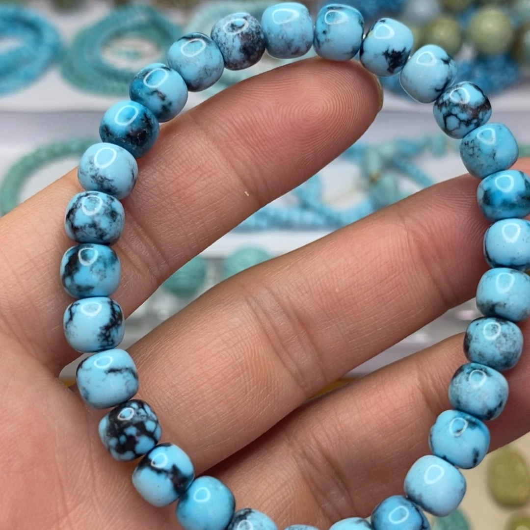 绿松石未镶嵌原矿绿松石配饰